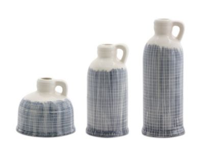 Melrose Home Decorative Jugs (Set of 3) 5"H, 8.5"H, 10.25"H Terra Cotta