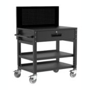 Luxor Home Office Heavy-Duty Mobile Workstation