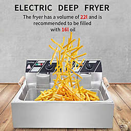 Zokop 5000W Electric Countertop Deep Fryer