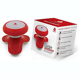Pursonic Handheld Electric  Massagers -Mini Battery Operated Vibrating Massager (Red)