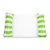 Inflatable Swimming Pool PVC Float Lounge, Green   Multi-Purpose Water Hammock, Mesh Lounge Chair, Drifter, Saddle   Portable Sunbathing Pool Accessories