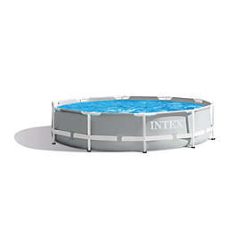 Intex 10ft x 30in Prism Metal Frame Above Ground Swimming Pool (No Pump)