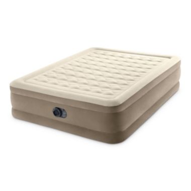 Intex Ultra Plush Fiber Tech Airbed Mattress with Built in Pump, Queen. View a larger version of this product image.