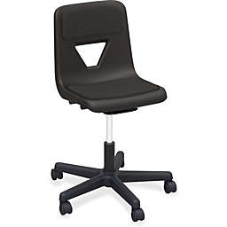 Flash Furniture Mid-Back Black Quilted Vinyl Swivel Task Office Chair with Arms