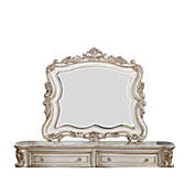 HomeRoots Furniture 2 X 50 X 44 Antique White Wood Mirror