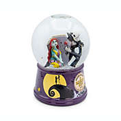 Disney The Nightmare Before Christmas Jack & Sally Light-Up Snow Globe with Swirling Glitter Display   Precious Keepsake, Gifts and Collectibles, Home Decor for Kids Room Essentials   6 Inches Tall
