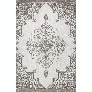 nuLOOM Vintage Medallion Yevette Indoor/Outdoor Area Rug. View a larger version of this product image.