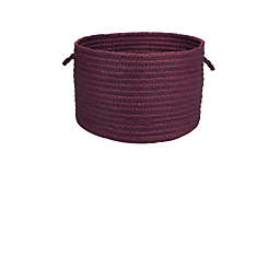 Colonial Mills Solid Fabric Basket - Cranberry 14