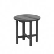 WestinTrends Adirondack Round Outdoor Side Table, Gray