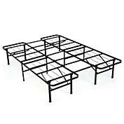 Slickblue Folding Steel Platform Bed Frame for Kids and Adults-Full Size