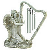 Wings of Devotion Angel Harp Wind Chime