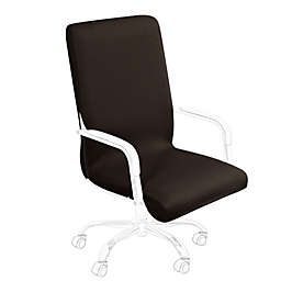 PiccoCasa Durable Stretch Waterproof Office Chair Cover, 1 Piece, Large Brown
