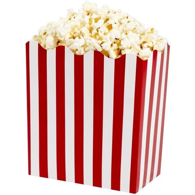 Juvale Large Popcorn Party Favor Boxes (50 Pack)