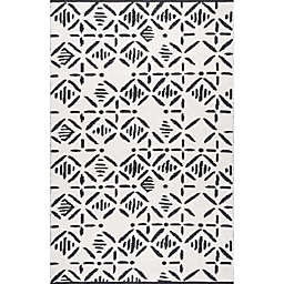 nuLOOM Kirsten Hand Loomed Global Wool Area Rug, Off-White, 8'x10'