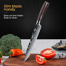 Kitcheniva 8'' Slicing Knife Stainless Steel Serrated Blade Cake Slicing Bread Slicer Knife