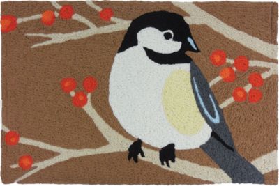 Jellybean Decorative Indoor/Outdoor Accent Rug Chickadee - 20" X 30"