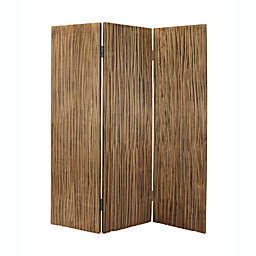Screen Gems SG-328 Woodland Screen Room Divider with Natural Wood Finish - 6 Feet