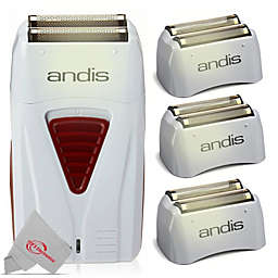 Andis 17150 Pro Foil Lithium Titanium Foil Shaver, Cord/ Cordless with Three  17160 Replacement Foil