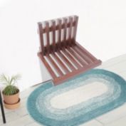 Stock Preferred Wall-mounted Bath Shower Seat 220.46lbs in Walnut