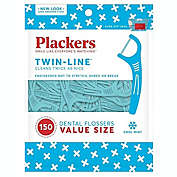 Plackers Twin-Line Dental Flossers, 150 Count,  Cool Mint Flavor