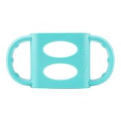 Dr. Brown&#39;s Milestones 100% Silicone Baby Bottle Handles, Narrow, Turquoise, 1 Pack, 4m+