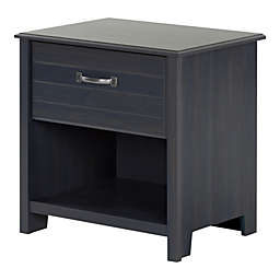 South Shore South Shore Ulysses 1-Drawer Nightstand - Blueberry