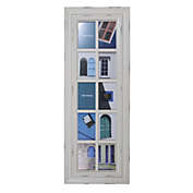 Northlight 35" Distressed Windowpane Photo Collage Frame Wall Decor