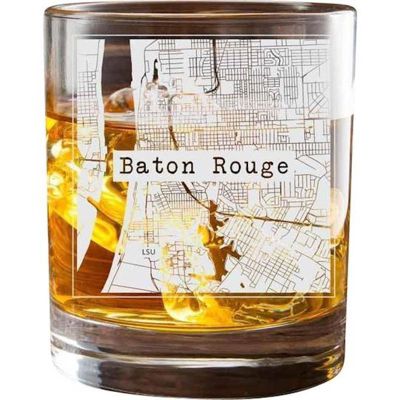 Xcelerate Capital- College Town Glasses Baton Rouge College Town Glasses (Set of 2)