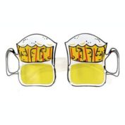 Beistle Party Decorative Beer Mug Fanci - Frames - 6 Pack, (1/Card)