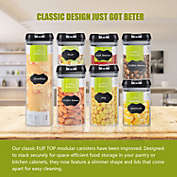 Kitcheniva Kitchen Airtight Food Storage Containers Lids Air Tight Pantry Organize 7-Pieces