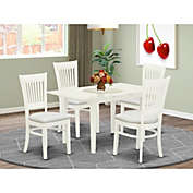 East West Furniture Dining Table- Dining Chairs