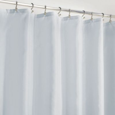 mDesign Water Repellent Fabric Shower Curtain/Liner