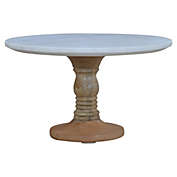 Cake Stand with Marble Top - Artisan Furniture