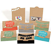 Big Dot of Happiness Assorted Thinking Of You Cards - Blank Thinking Of You Money and Gift Card Holders - Set of 8