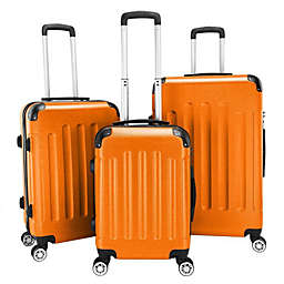 Kitcheniva 3 Pcs Luggage Set Bag Trolley Spinner Suitcase Hard Shell