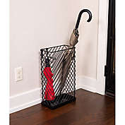 BirdRock Home Umbrella Holder Stand with Removable Water Tray - Diagonal Design