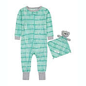 Sleep On It Infant Boys Tie Dye Zip-Front Coverall Pajama