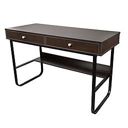 Interior Elements Kuluzego Simple Writing Wooden Desk with Drawers For Home Office