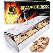 MOUNTAIN GRILLERS Smoker Box For Wood Chips - Use A Gas Or Charcoal Bbq Grill And Still Get That