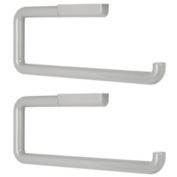 mDesign Plastic Wall Mount/Under Cabinets Paper Towel Holder