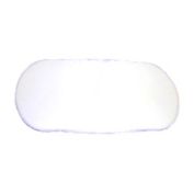 Badger Basket Co. Standard Bassinet Fitted Sheets (White/Set of 2/14.5x29)