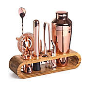 Adawe-Store Bar Tools Cocktail Making 10-in-1 Cocktail Shaker Set Kit - Rose Gold