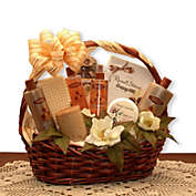 GBDS Vanilla Luxuries Bath and Body Basket - spa baskets for women gift