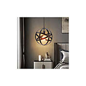 Infinity Merch Metal Pendant Light,Spherical Pendant Light,Industrial Vintage Ceiling Light Fixture