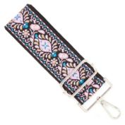 Boutique to You 52" Floral Adjustable Guitar Strap Style Crossbody Guitar Style Handbag Strap