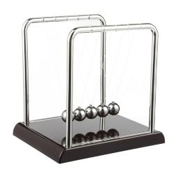 Juvale Newtons Cradle Pendulum Physics Desk Toy, Swinging Kinetic Balls for Office Decor (7 x 7 x 6 In)