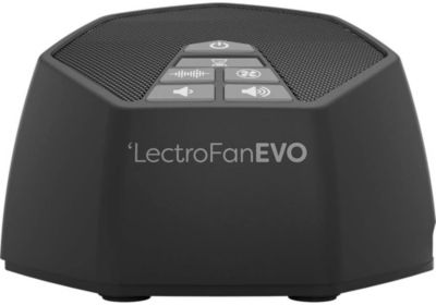 Sound Sleep LectroFan Evo Guaranteed Non-Looping Sleep Sound Machine, with 22 Unique Fan Sounds, Surf Sounds, and White Noise Variations, with Sleep Timer, Charcoal