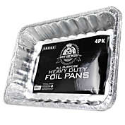 Pit Boss 16.9" x 12.6" x 2.6" All Purpose Foil Pans Heavy Duty 4 Pack 40434