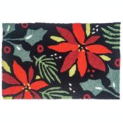 Jellybean 20" X 30" Rectangle Perky Poinsettias Rug