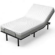 Costway Twin XL  Gel Memory Foam  Bed Mattress for Adjustable Bed
